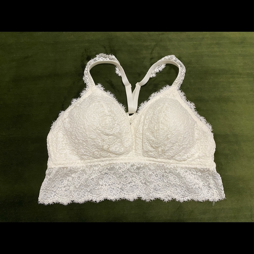 Aerie Ivory Lace Bralette